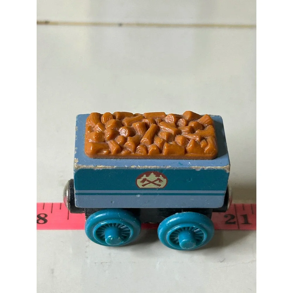 Thomas & Friends Wooden Railway Ferdinand's Tender Blue Log Car Train 1921WJ00